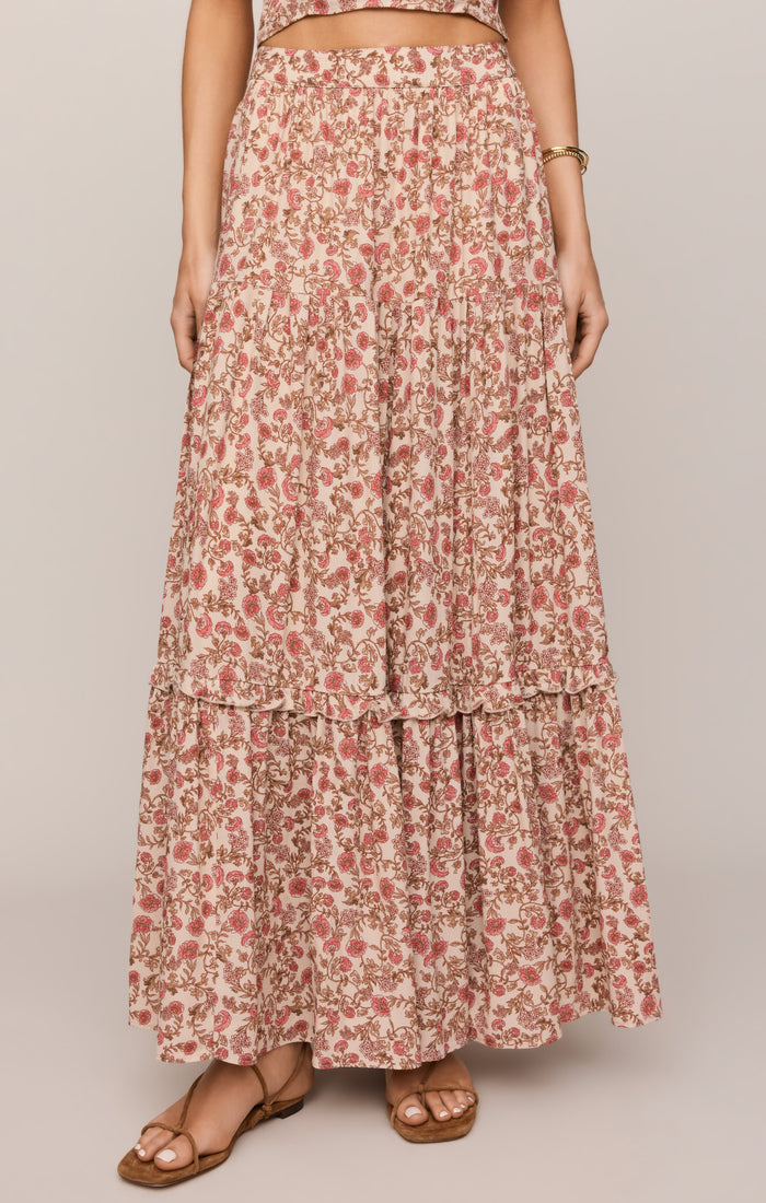 Mora Maxi Skirt Sandshell