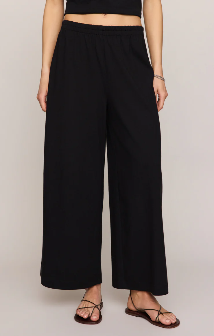Scout Jersey Crop Flare Pant True Black