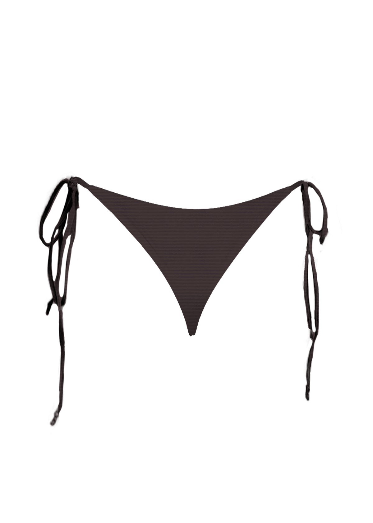 Tie Side Skimpy Bottom Raisin Scrunch