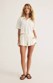 Anette Eyelet Short White