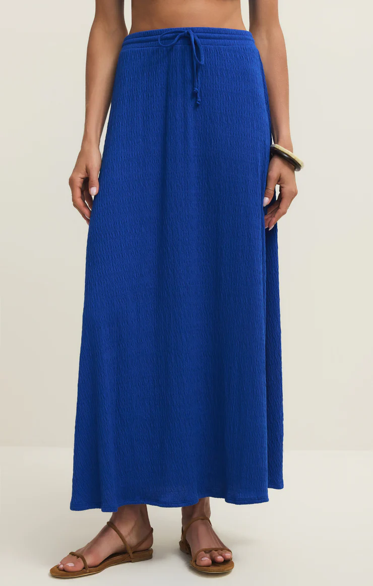 Idris Maxi Skirt Nautical Blue