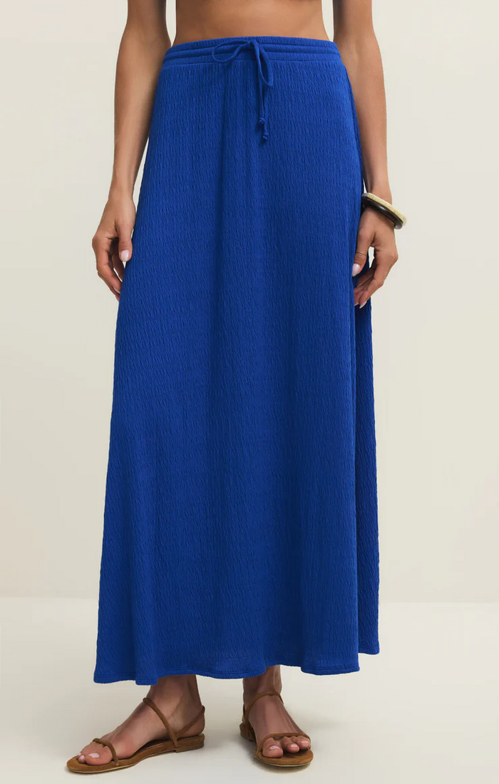 Idris Maxi Skirt Nautical Blue