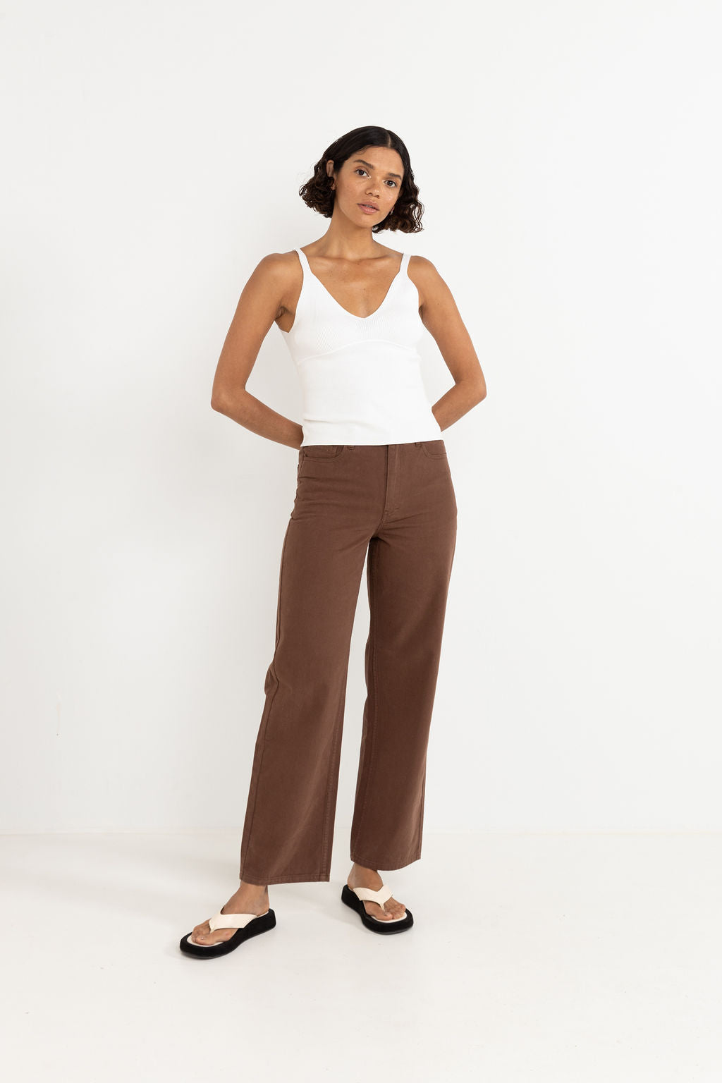 Bailey Knit Tank Ivory