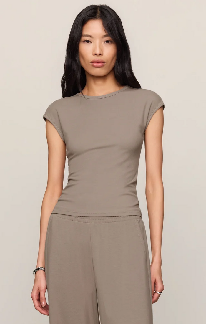 Soft Trace Second Skin Top Wild Mushroom