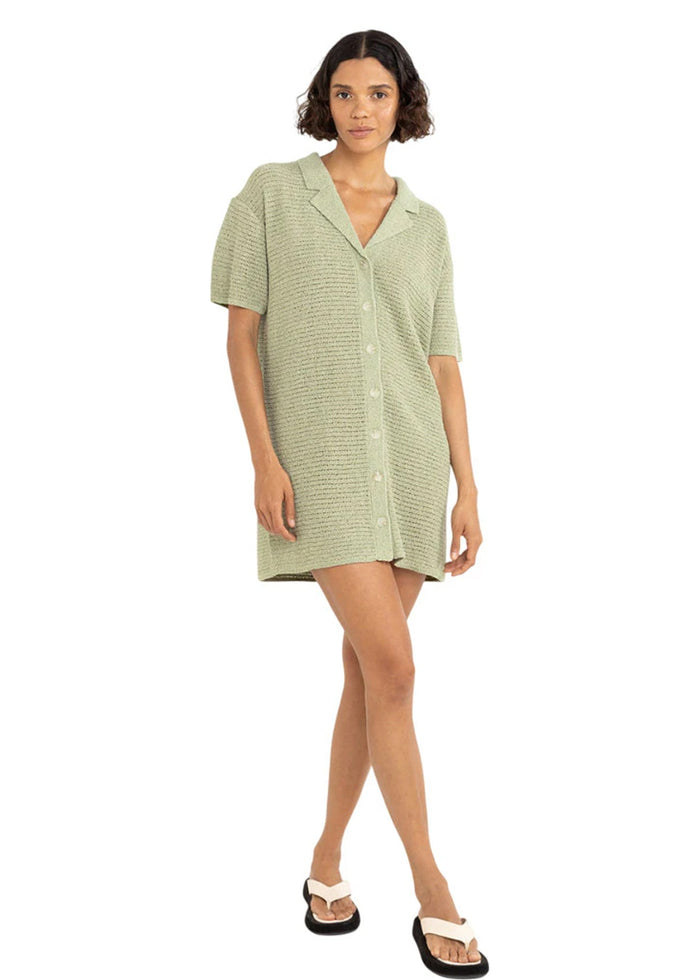 Abby Knit Shirt Dress