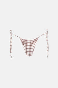 Rumi Check Gathered Tie Side