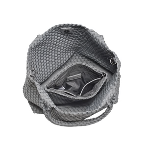 Sky's The Limit - Medium Woven Neoprene Tote: Gray
