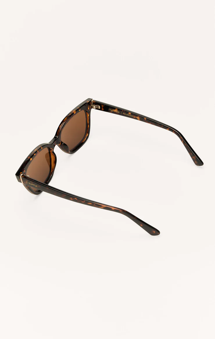 High Tide Brown Tort Sunglasses