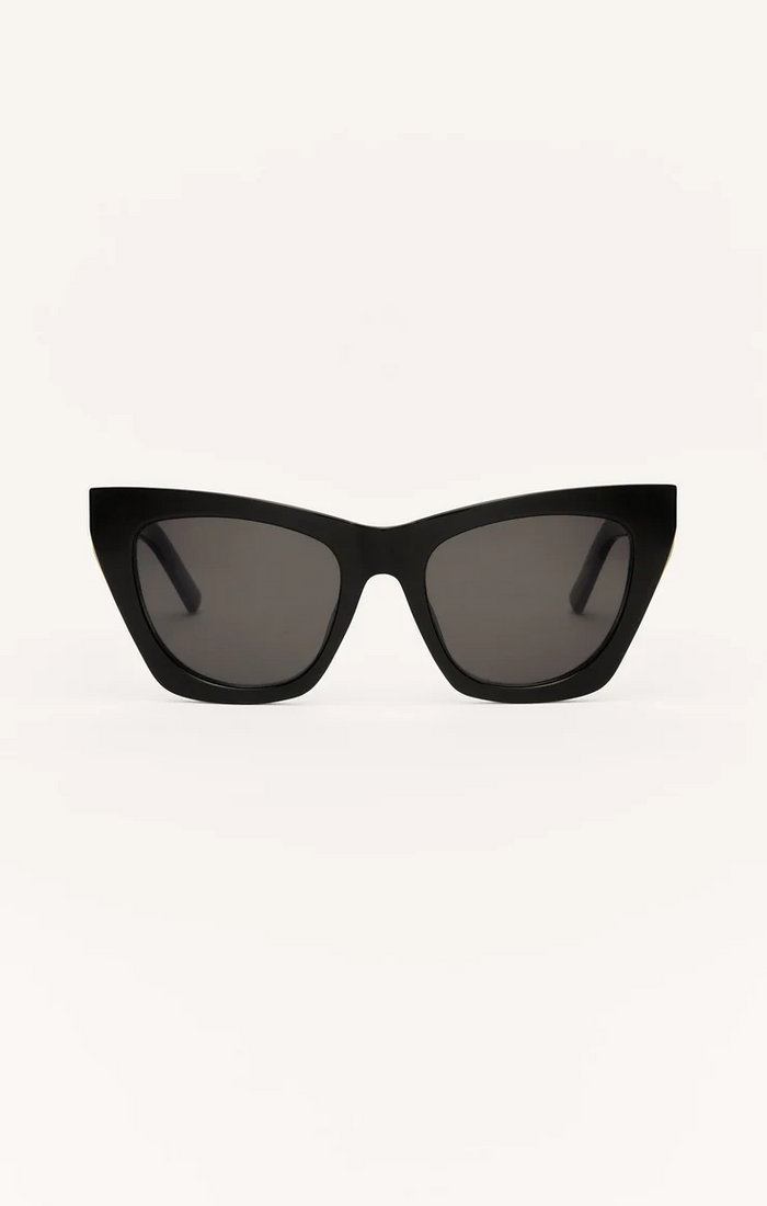 Undercover Polished Black Sunglasses