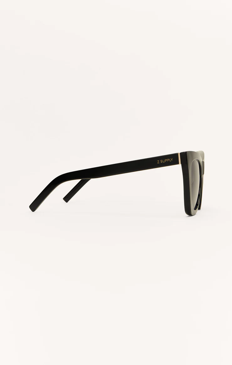 Undercover Polished Black Sunglasses