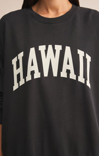 Hawaii Sunday Sweatshirt Black Sand