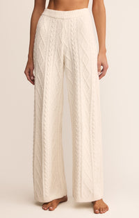 Gemma Cable Pant Vanilla