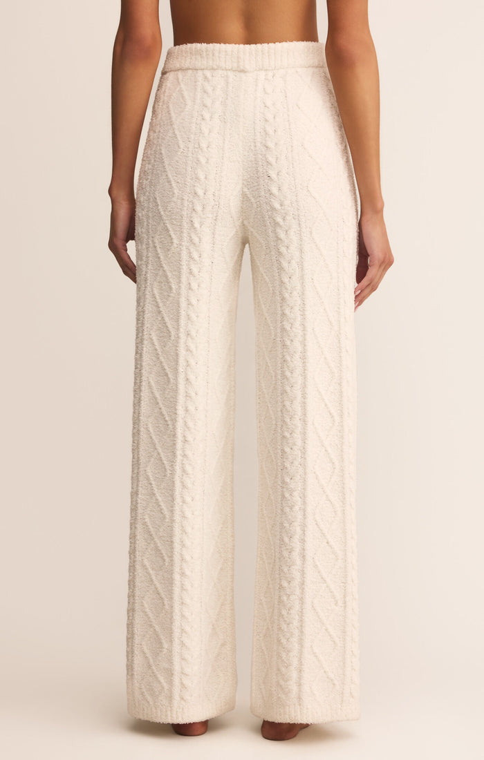 Gemma Cable Pant Vanilla