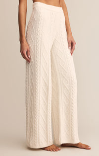 Gemma Cable Pant Vanilla