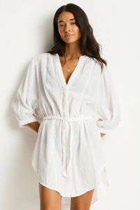Salt Boho Shirt White
