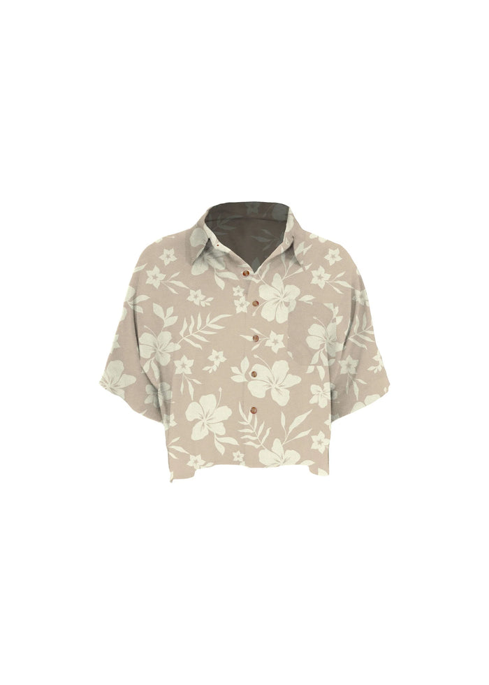 Dylan Crop Top Ivory Sundays