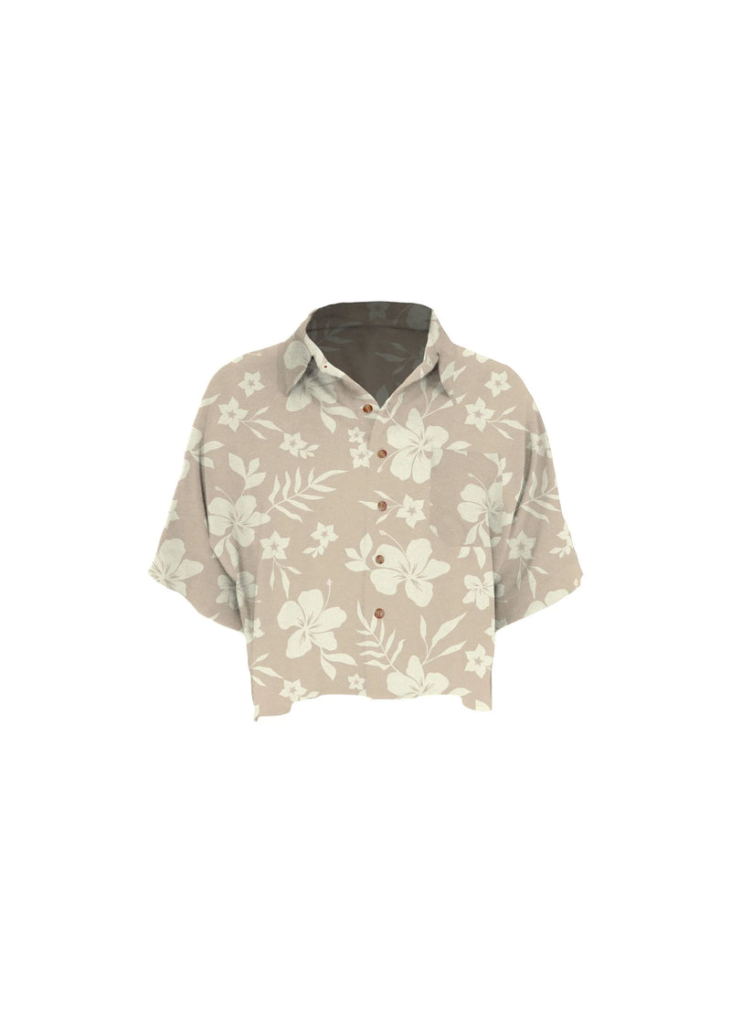 Dylan Crop Top Ivory Sundays