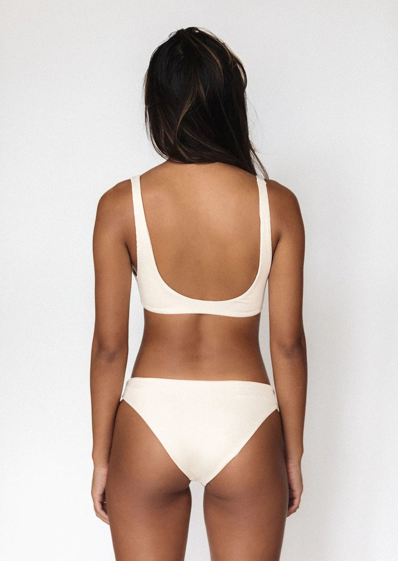 Bonita Bottom Off White Rib