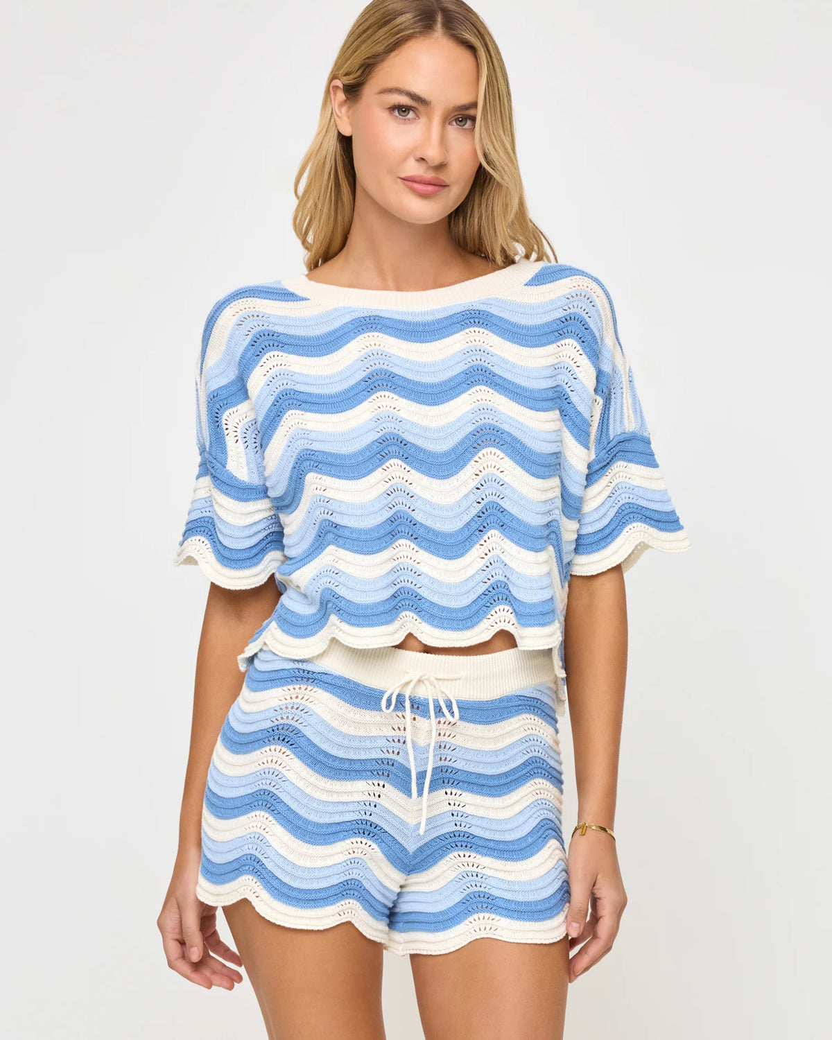 Make Waves Sweater Blue Crush