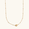 Jess Gold Fill Ball Chain Necklace