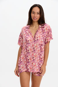Aloha Shirt Dress Bloom