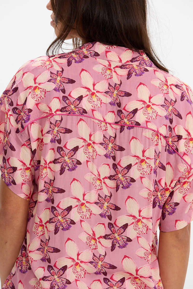 Aloha Shirt Dress Bloom