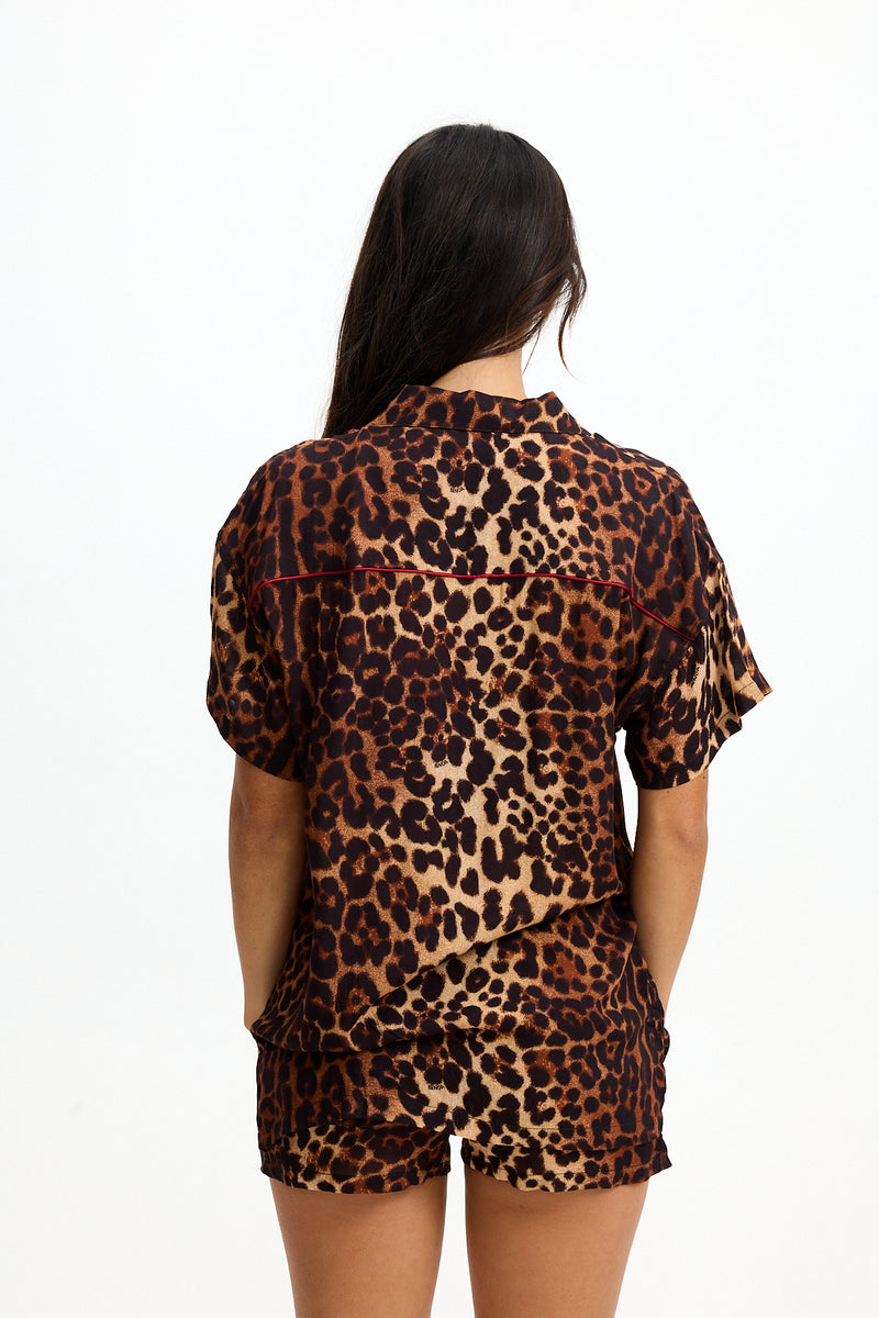 Aloha Shirt Dress Sahara