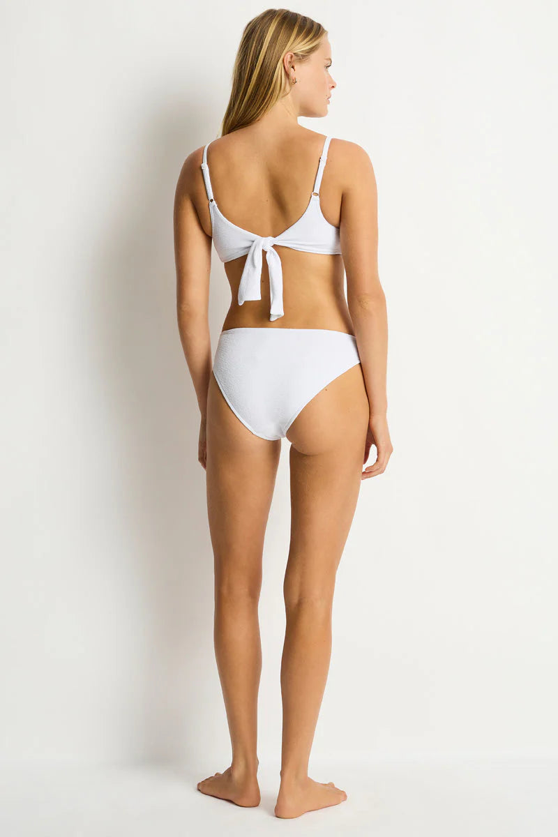 La Mer Tie Back Bralette White