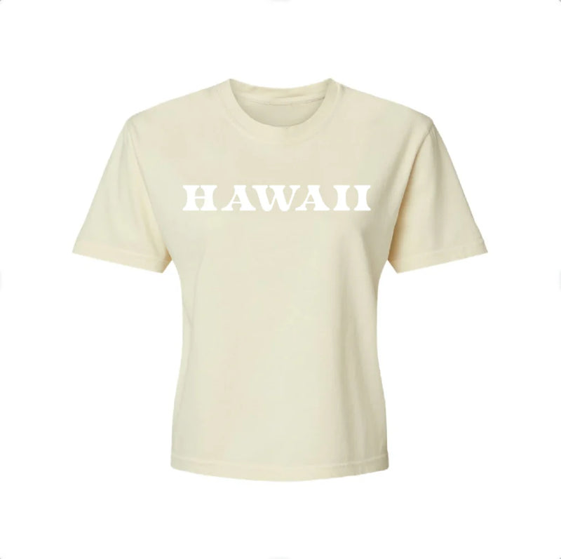 Puff Crop Hawaii Tee Ivory