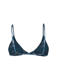 String Top Blue Hibiscus