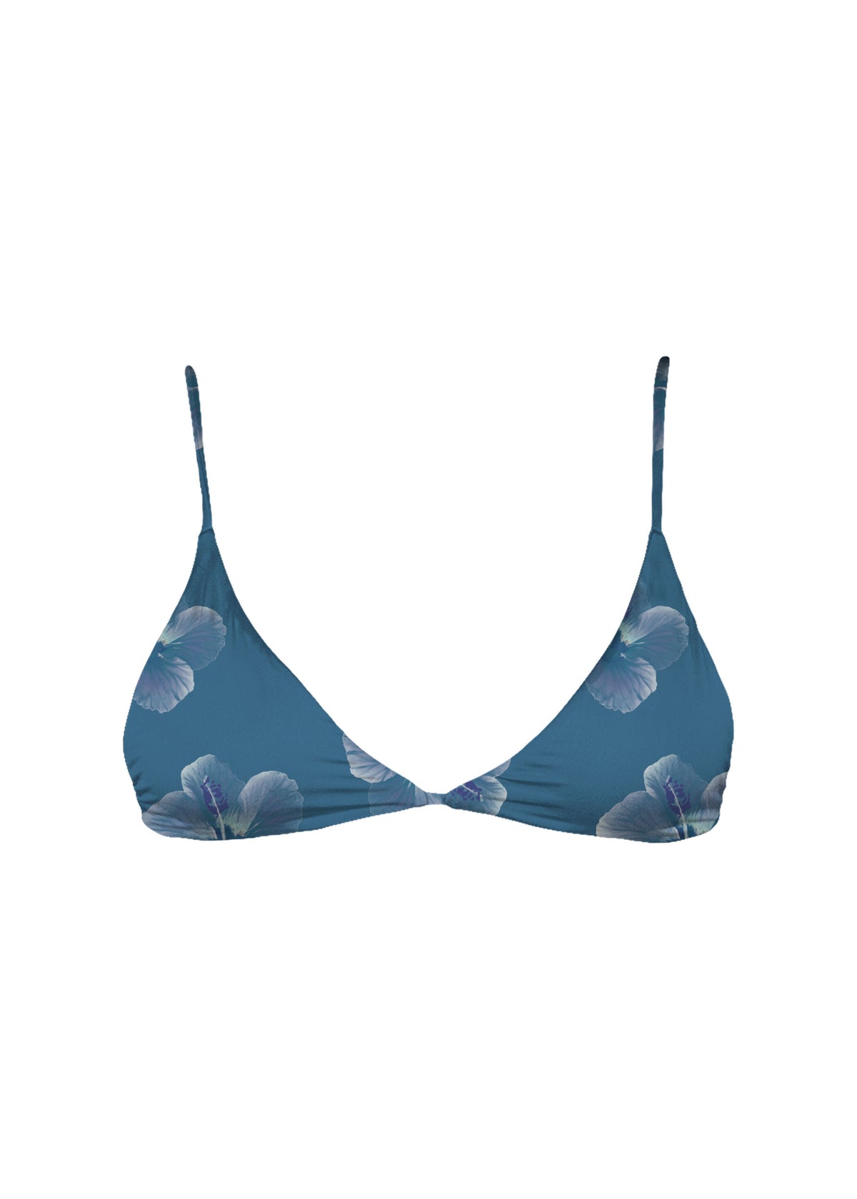 String Top Blue Hibiscus