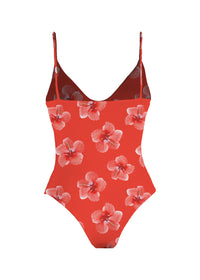 Everyday Bodysuit Strawberry Hibiscus