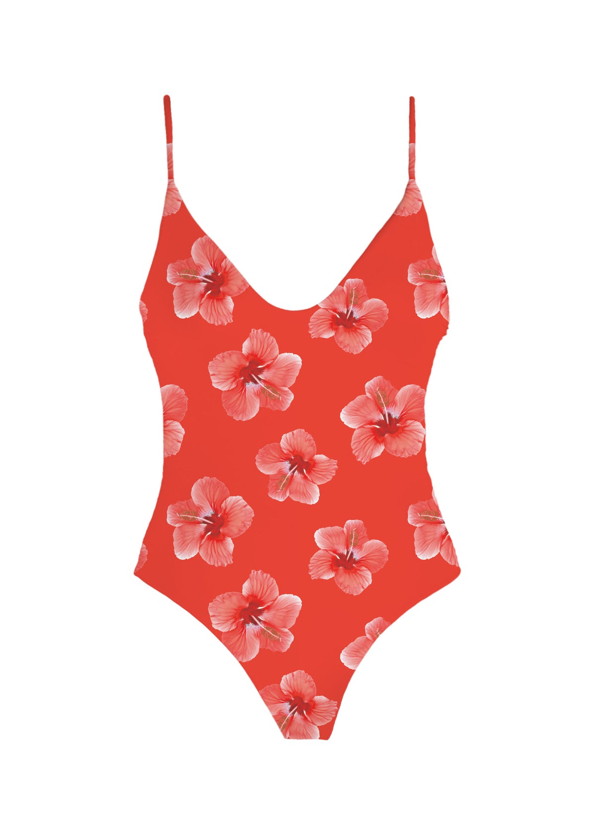Everyday Bodysuit Strawberry Hibiscus