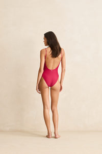 Classic Minimal One Piece Sangria