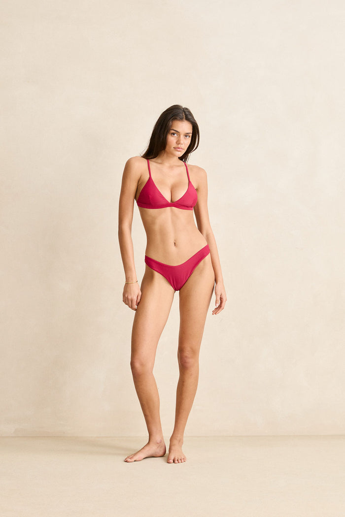 Classic Bralette Top Sangria