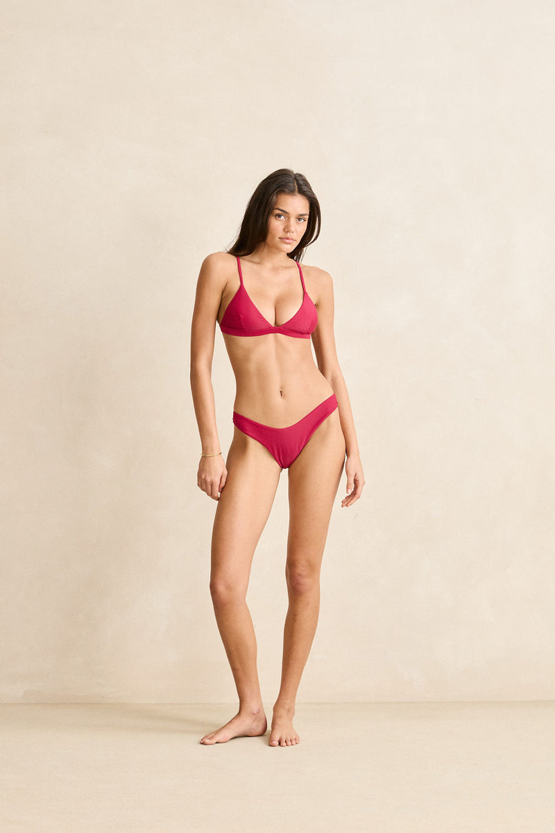 Classic Bralette Top Sangria