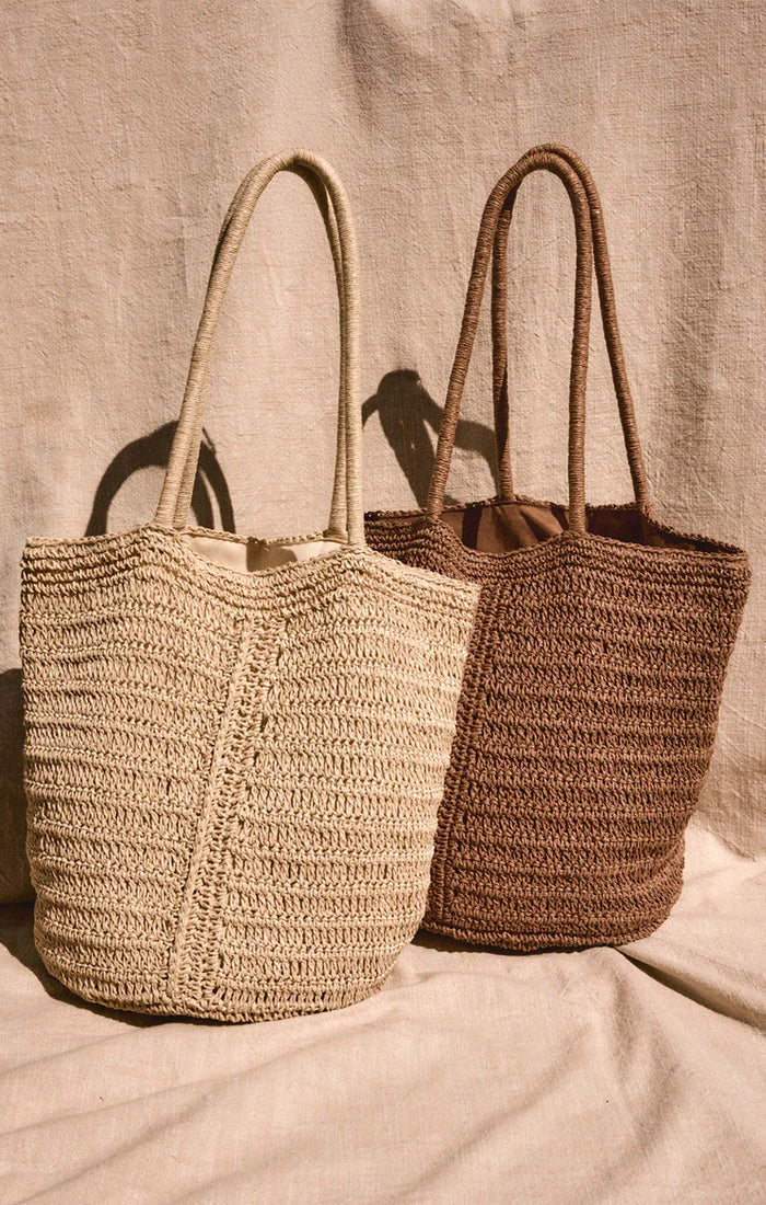 Las Lomas Straw Bag Natural