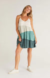 Amalfi Colorblock Dress in Matcha