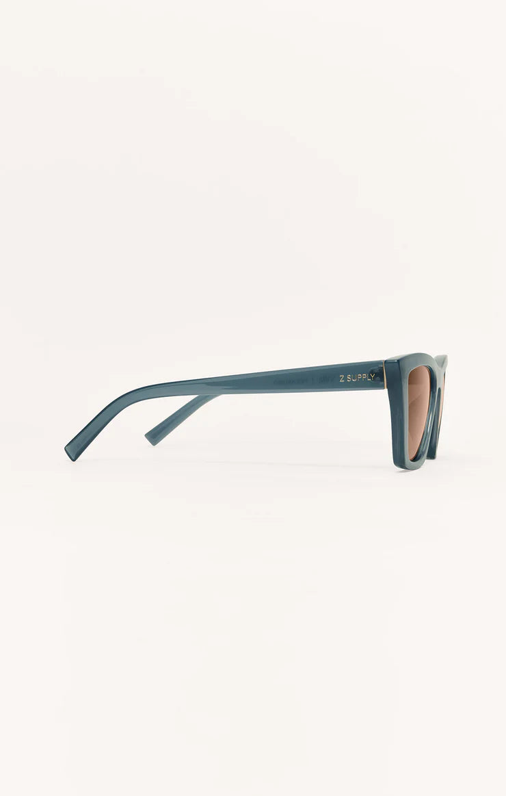 Villa Sunglasses Dark Indigo/Brown