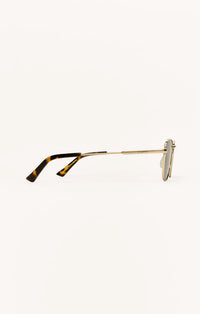 Fast Lane Sunglasses Gold/Grey