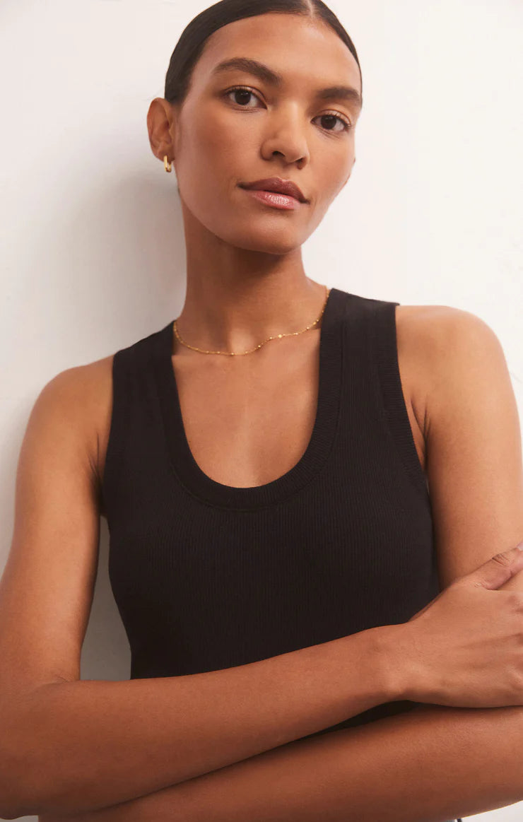 Sirena Rib Tank Black