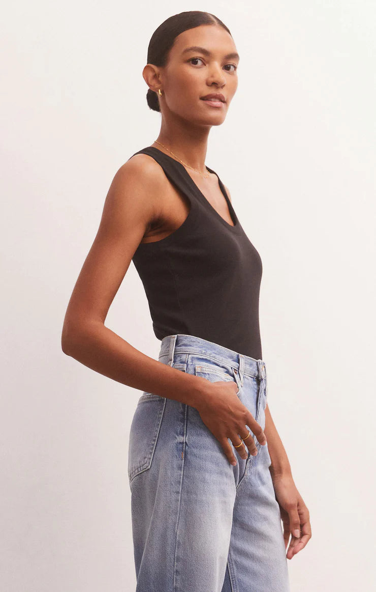 Sirena Rib Tank Black