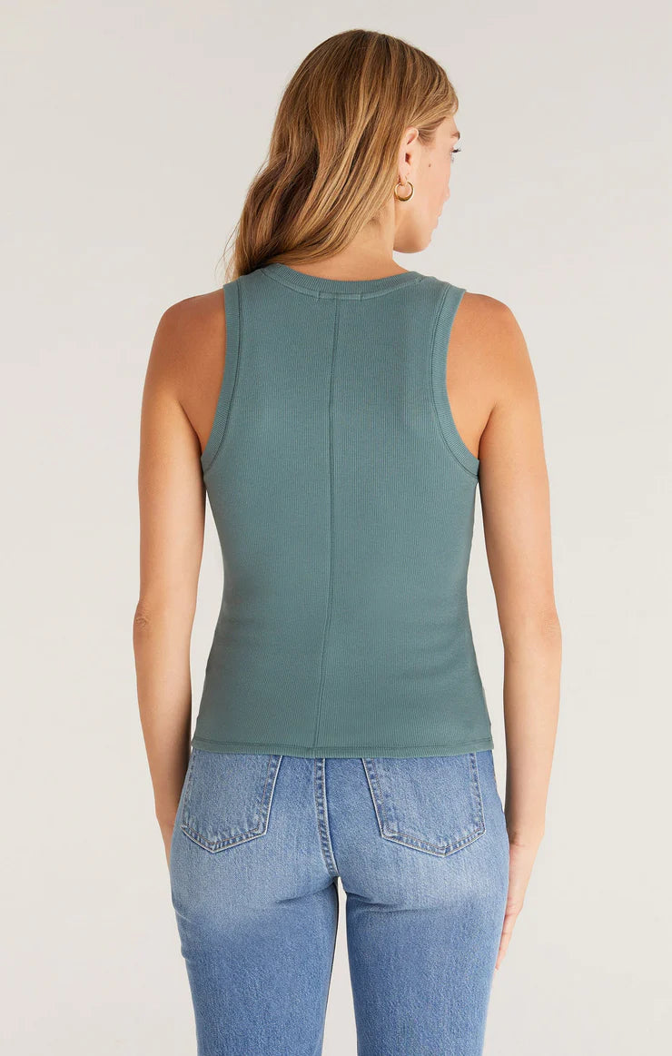 Sirena Rib Tank Silver Pine