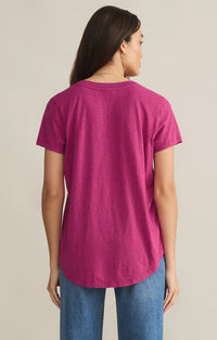 Asher V Neck Magenta