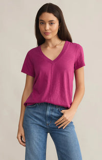 Asher V Neck Magenta