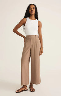 Hadley Rib Tank White