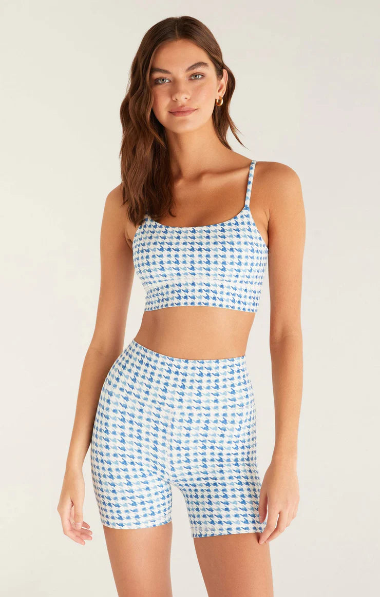 Shine On Houndstooth Bra