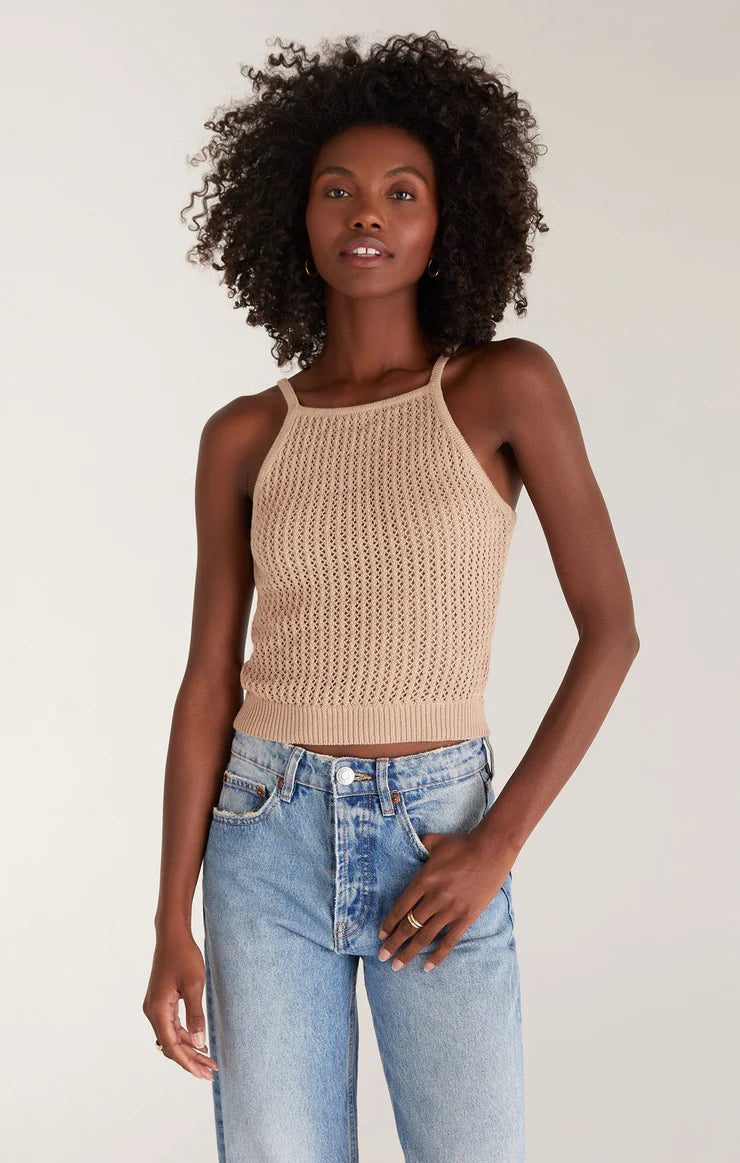 Diana Sweater Tank Light Dune