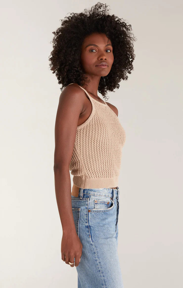 Diana Sweater Tank Light Dune