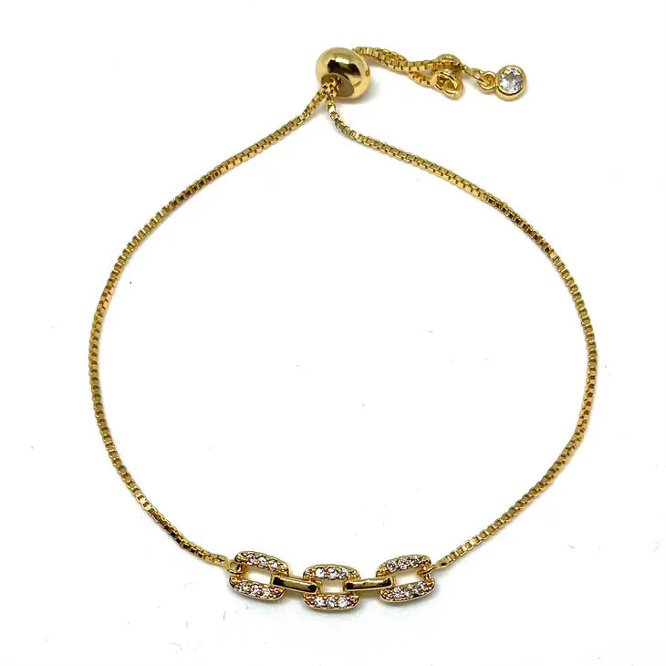 Gem Chain Gold Slider